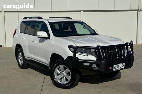 White 2022 Toyota Landcruiser Prado Wagon Gxl
