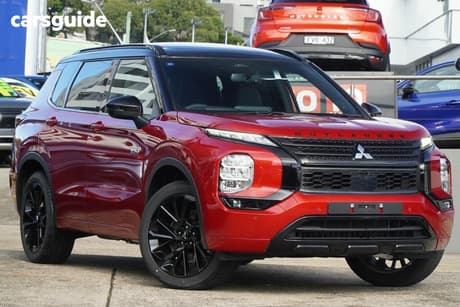 Red 2025 Mitsubishi Outlander Wagon Phev Gsr (Awd)