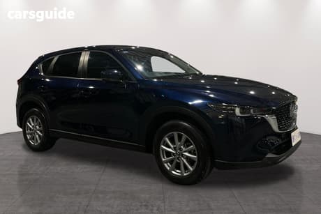 Blue 2022 Mazda CX-5 Wagon Touring (Awd)