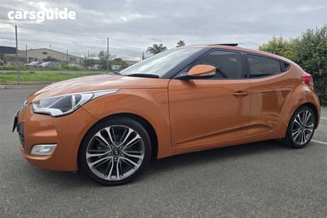 Orange 2016 Hyundai Veloster Coupe