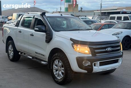 White 2014 Ford Ranger Crew Cab Utility Wildtrak 3.2 (4X4)