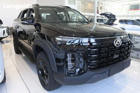 Black 2026 LDV T60 Double Cab Utility Max Plus (4X4)