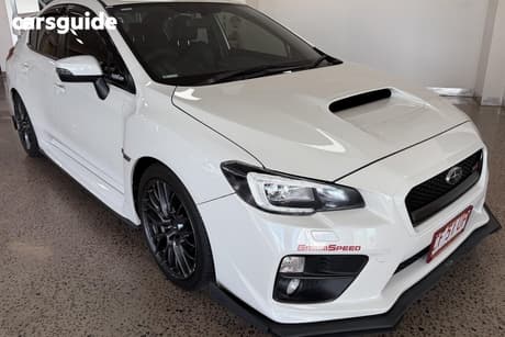 White 2016 Subaru WRX Sedan Sti Premium