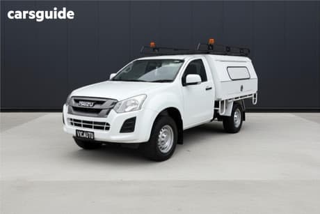 White 2018 Isuzu D-MAX Cab Chassis Sx Hi-Ride (4X2)