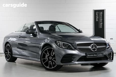 Grey 2018 Mercedes-Benz C300 Cabriolet