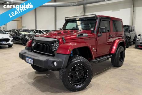 Red 2013 Jeep Wrangler Hardtop Overland