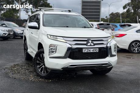 White 2021 Mitsubishi Pajero Sport Wagon Exceed (4Wd) 7 Seat