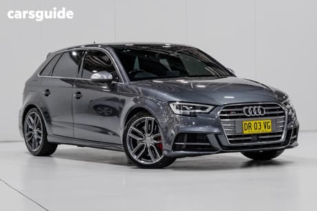 Grey 2017 Audi S3 Hatchback Sportback 2.0 Tfsi S Tronic