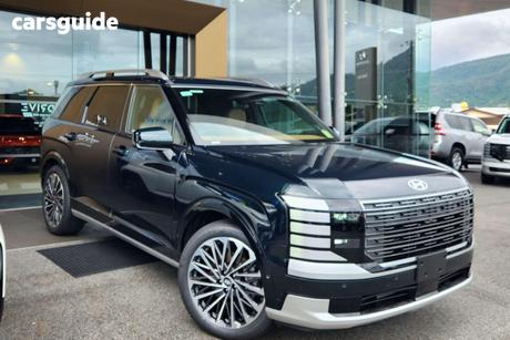 Green 2025 Hyundai Palisade Wagon Calligraphy (7 Seat) Hev