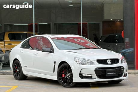 White 2017 Holden Commodore Sedan Ss-V Redline