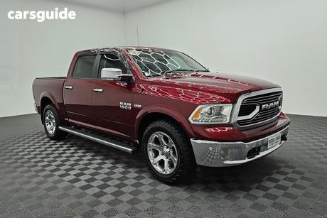 Red 2019 RAM 1500 Crew Cab Utility Laramie (4X4) Fd3.2