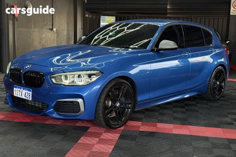 Blue 2018 BMW M140I Hatchback