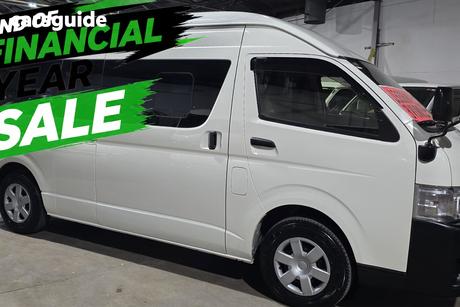 White 2018 Toyota HiAce Commercial SLWB