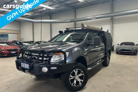 Grey 2015 Ford Ranger Dual Cab Utility Xlt 3.2 (4X4)
