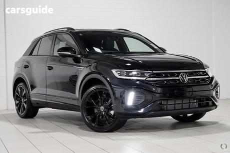 Black 2025 Volkswagen T-ROC Wagon 140Tsi R-Line