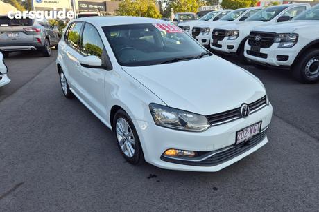 White 2015 Volkswagen Polo Hatchback 81 Tsi Comfortline