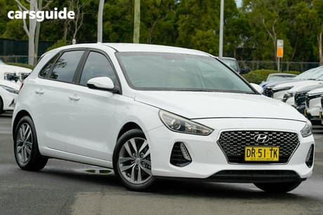 White 2018 Hyundai I30 Hatchback Active