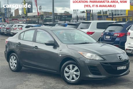 Grey 2011 Mazda 3 Sedan Neo