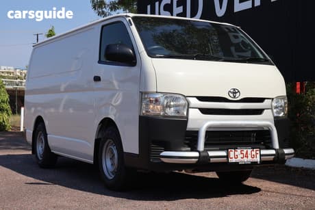 White 2016 Toyota HiAce Van Lwb