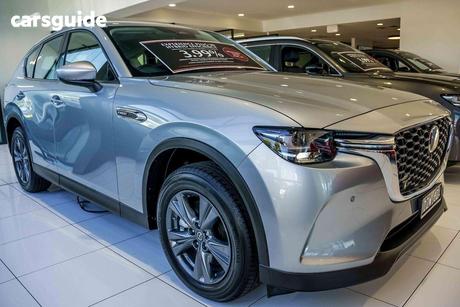 Silver 2025 Mazda CX-60 Wagon P50E Evolve Phev