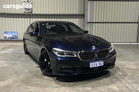 Black 2016 BMW 740I Sedan 40I