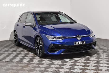 Blue 2022 Volkswagen Golf Hatchback R 4Motion