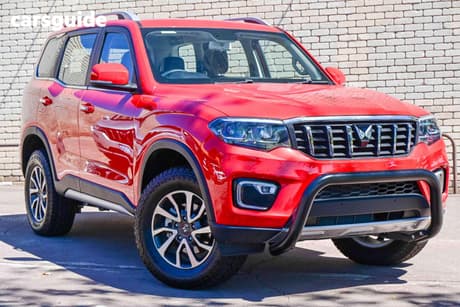 Red 2023 Mahindra Scorpio-N Wagon Z8