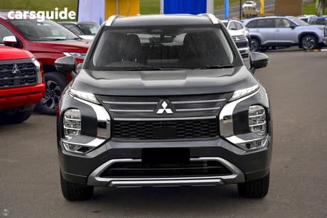 Grey 2025 Mitsubishi Outlander Wagon Aspire 7 Seat (Awd)
