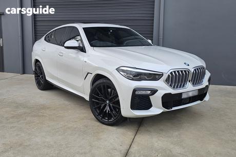 White 2020 BMW X6 Coupe Xdrive30D M Sport