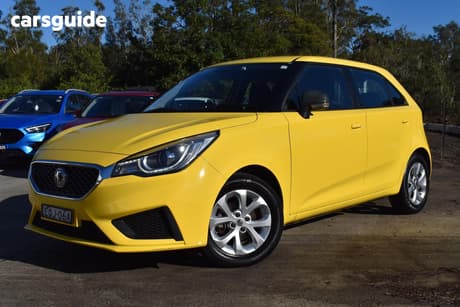 Yellow 2021 MG MG3 Hatchback Core