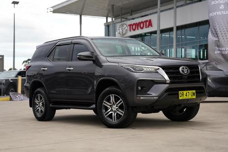 Grey 2023 Toyota Fortuner Wagon Gxl