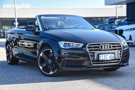 Black 2016 Audi A3 Cabriolet 1.4 Tfsi Attraction Cod