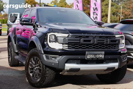 Black 2023 Ford Ranger Double Cab Pick Up Raptor 3.0 (4X4)