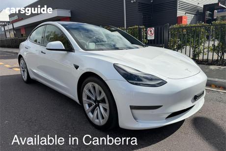 White 2021 Tesla Model 3 Sedan Long Range Awd