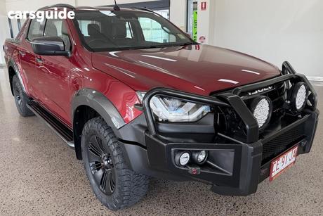 Red 2022 Isuzu D-MAX Crew Cab Utility X-Terrain (4X4)
