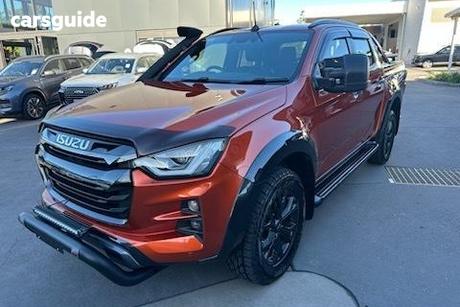 Orange 2023 Isuzu D-MAX Crew Cab Utility X-Terrain (4X4)