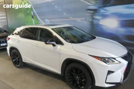 White 2018 Lexus RX SUV SPORT LUXURY