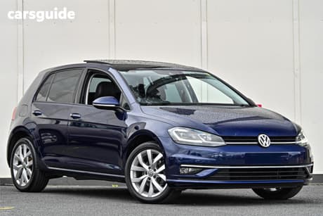 Blue 2018 Volkswagen Golf Hatchback 110 Tsi Highline