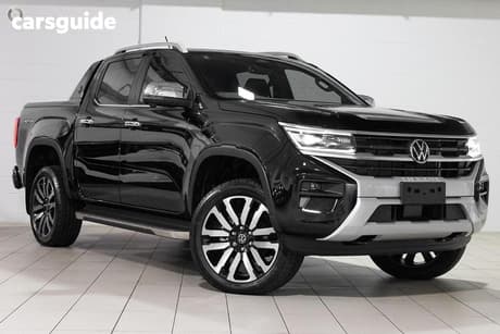 Black 2026 Volkswagen Amarok Dual Cab Utility Aventura Tdi600 4Motion