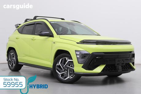 Yellow 2025 Hyundai Kona Wagon Hybrid N Line