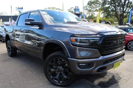 Grey 2022 RAM 1500 Crew Cab Utility Limited Rambox (Hybrid)