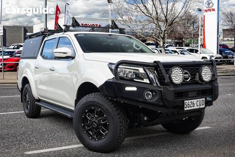 White 2023 Nissan Navara Dual Cab Pick-up St-X (4X4) Leather/Sunroof