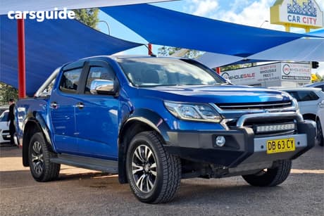 Blue 2018 Holden Colorado Crew Cab Pickup Ltz (4X4)