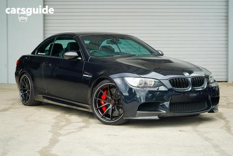 Black 2008 BMW M3 Convertible