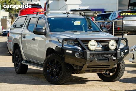 Silver 2021 Mitsubishi Triton Double Cab Pick Up Glx-R (4X4)