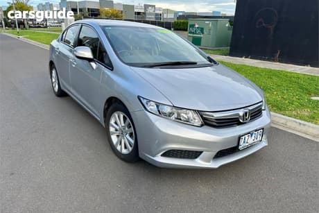 Silver 2012 Honda Civic Sedan Vti-L