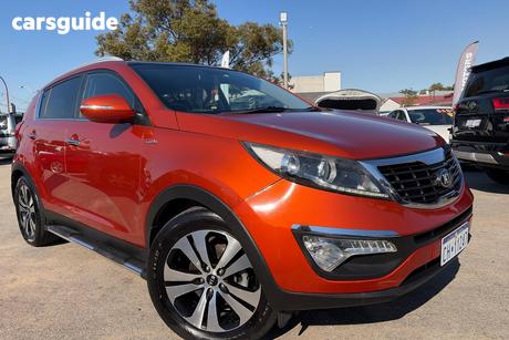 Orange 2012 Kia Sportage SUV PLATINUM (AWD) SL MY13