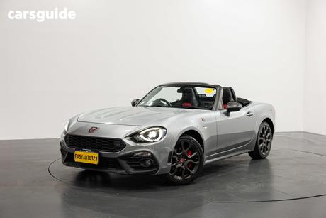 Silver 2016 Abarth 124 Roadster Spider