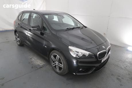 Black 2015 BMW 218I Wagon Active Tourer Sport Line