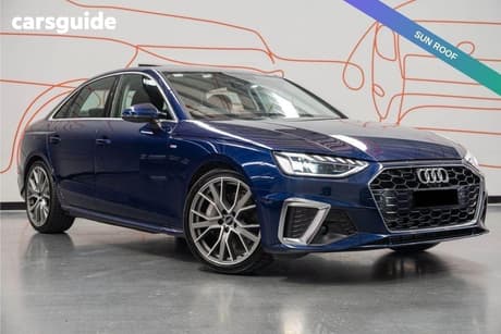 Blue 2024 Audi A4 Sedan 45 Tfsi Quattro S Line Mhev